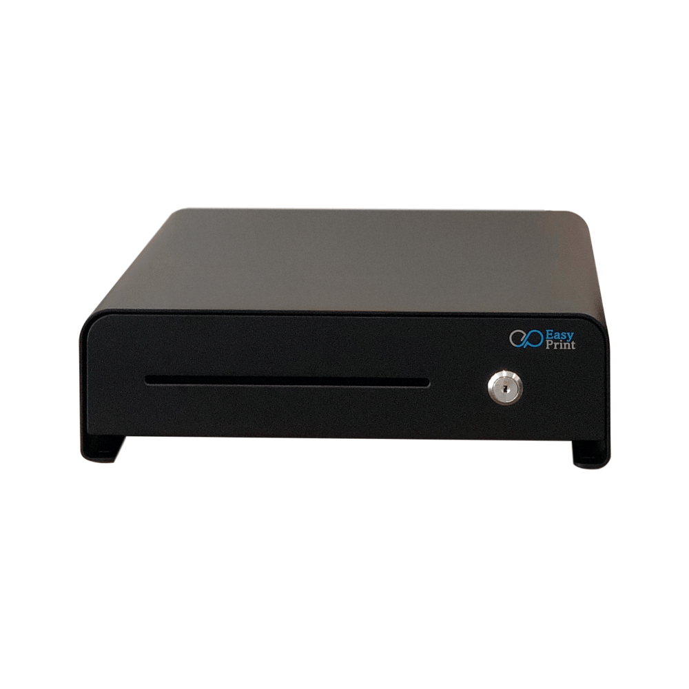 ลิ้นชักเก็บเงิน EASYPRINT รุ่น CD-335 สีดำ 4 ช่องธนบัตรขนาดใหญ่ 4 ช่องเหรียญ RJ11 12/24V_1